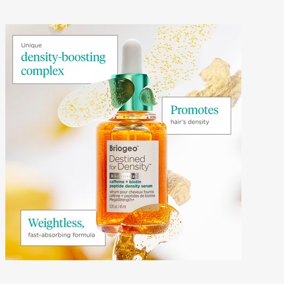 Destined For Density MegaStrength+ Caffeine + Biotin Peptide Serum 45ml Briogeo - Picture 1 of 2
